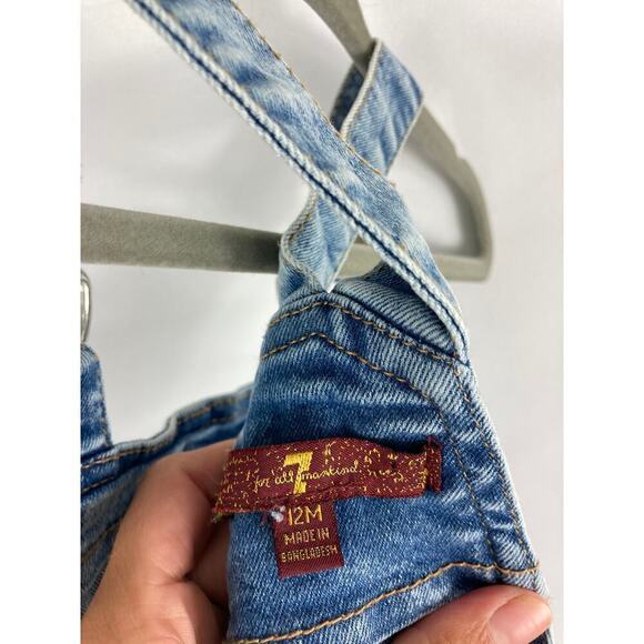 7 for all Mankind Baby Overalls Size 12m - Picture 4 of 6